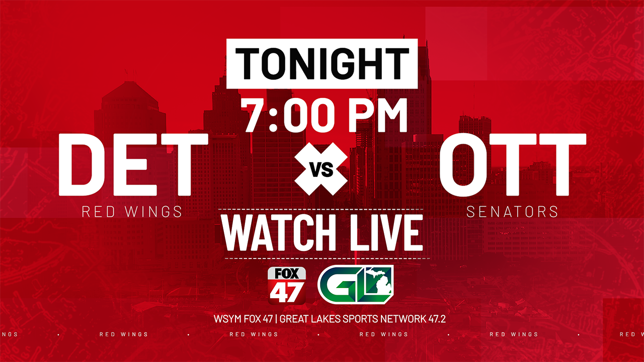 Red Wings-Senators to air on Fox 47, Great Lakes Sports Network 47.2