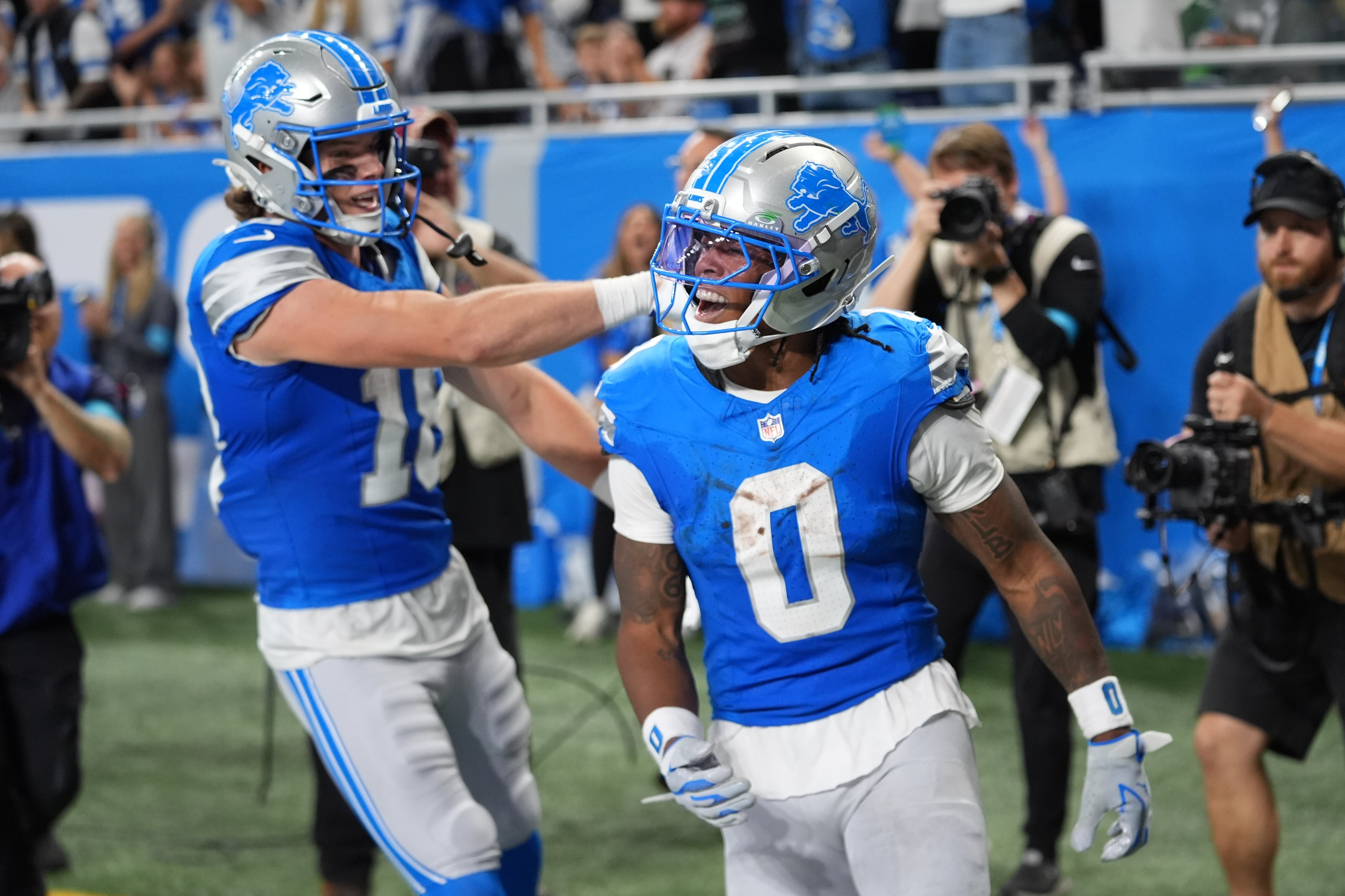 Gibbs’ Late Touchdown Lifts Lions Over Jets 31-24