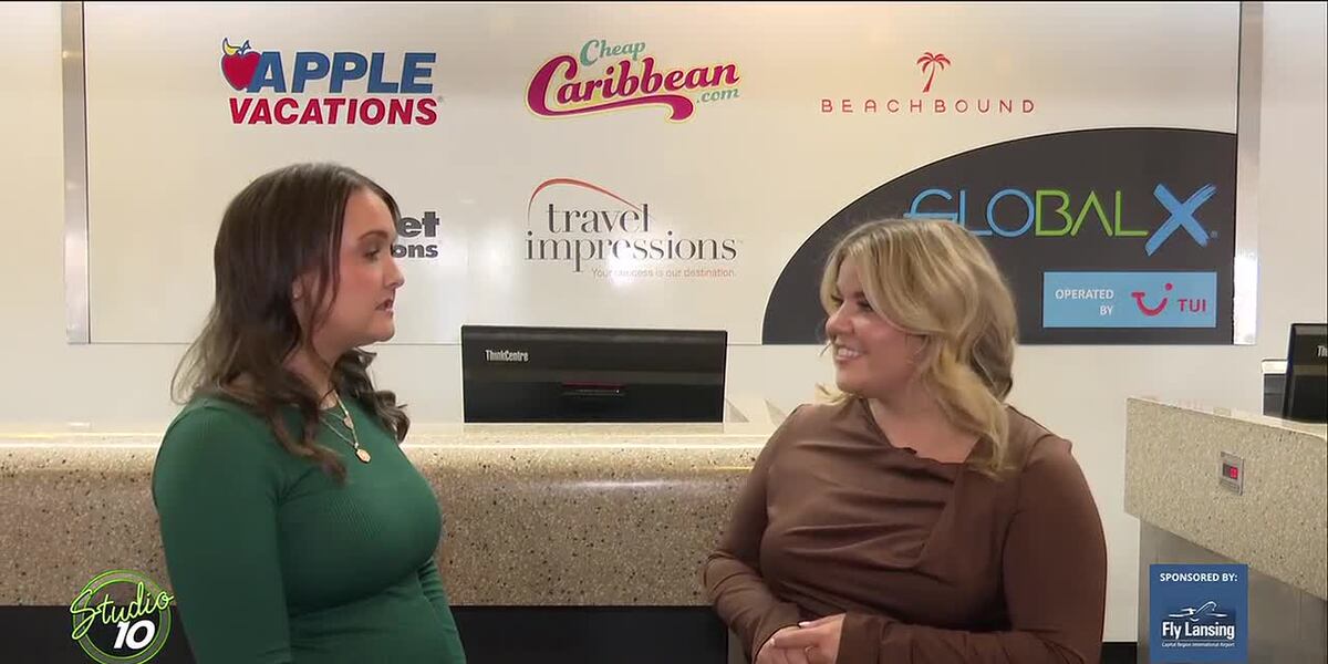 Jamie Ridenour Book your winter getaway through the Lansing Region International Airport