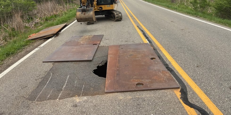 Sinkhole in Jackson County