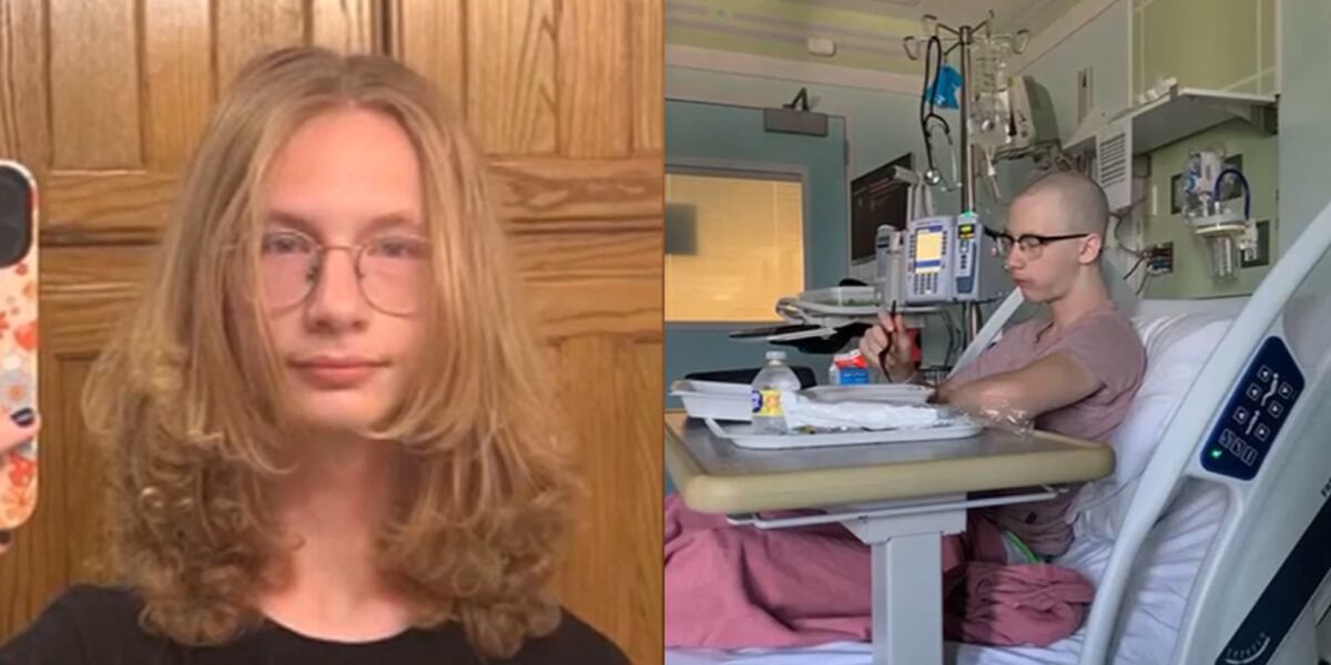 High school student beats cancer, grows hair back – now school says he ...