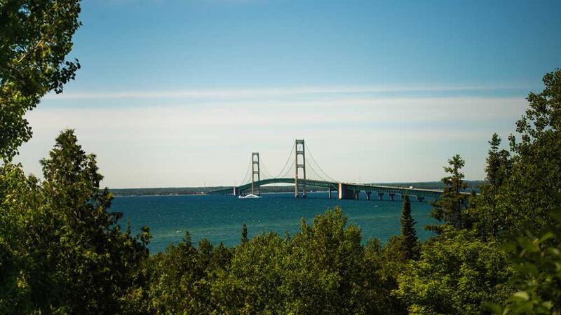 Straits State Park in St. Ignace.