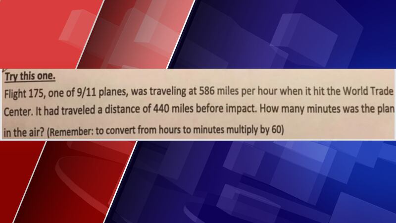 911 Math Number Massachusetts high school apologizes for 9/11 algebra problem