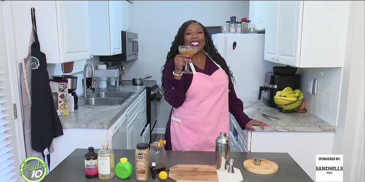 Cozy up with the Sandhills Lion's Mane Zero-Proof Mocktail
