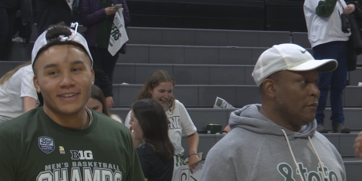 Interview: Nick Sanders talks about his first points in the NCAA Tournament for Michigan State