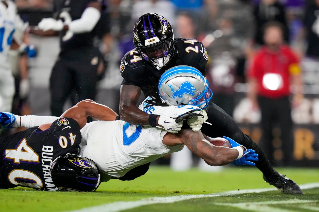 Montgomery and Gibbs combine for four touchdowns as Lions outshoot ...