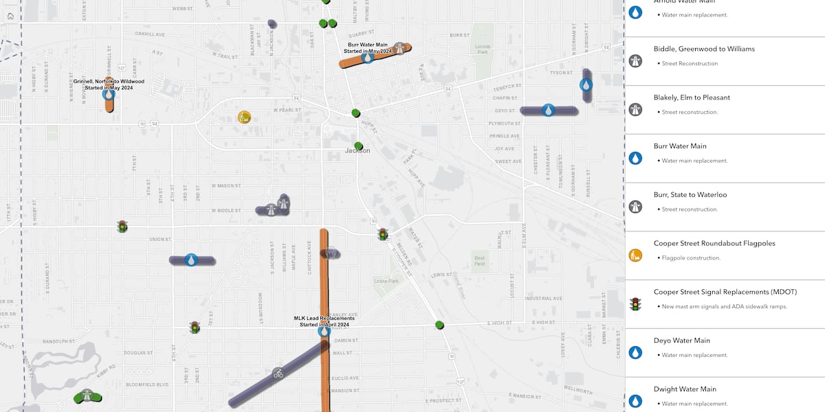 Jackson Reed Map Jackson launches interactive online road construction map for residents