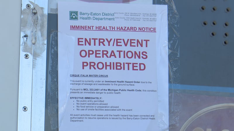 Sewage discharge cancels Lansing Water Circus