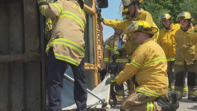 Mason Firefighters training