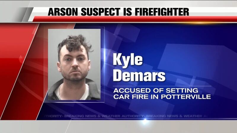 Kyle Ransom Fire Fighter Arson suspect is volunteer firefighter
