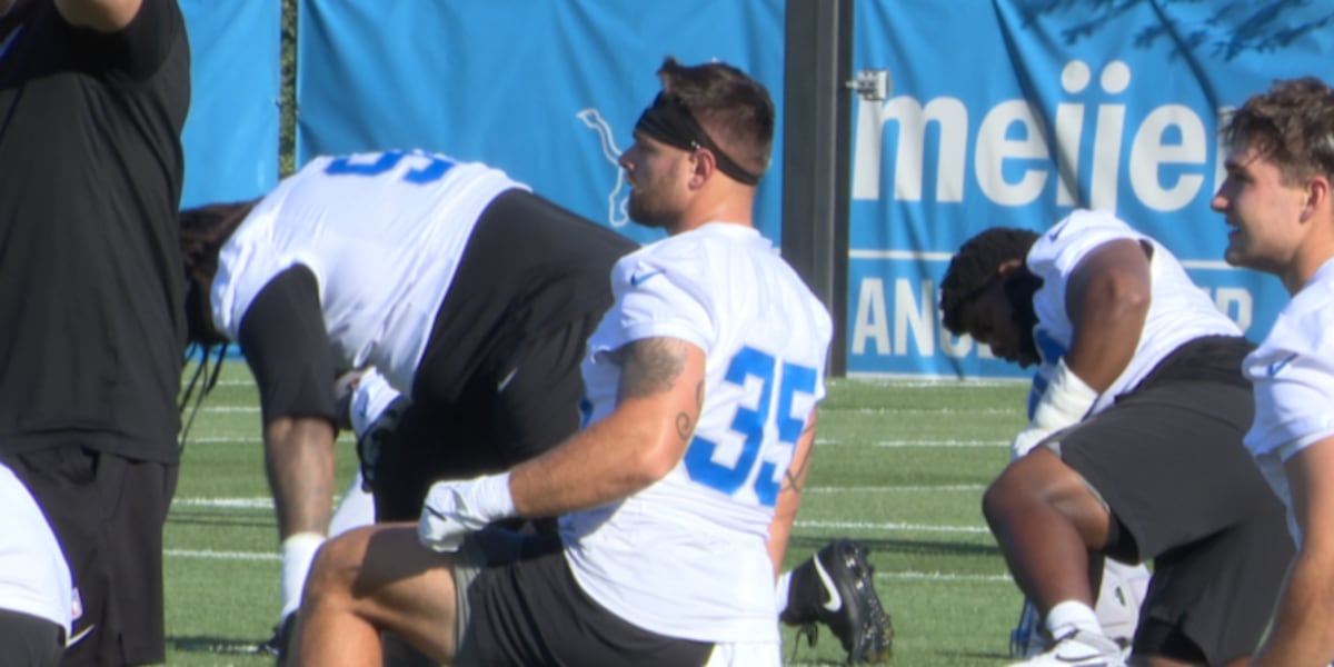 Former Michigan State Linebacker Joe Bachie brings a blue-collar mentality to Detroit Lions Training Camp