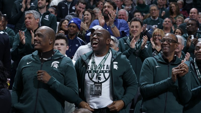 INTERVIEW: Michigan State basketball legend Magic Johnson is excited about the future of MSU Athletics