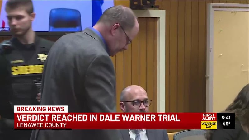 The jury in the Dale Warner murder trial has reached a verdict.