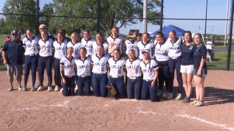 Fowler softball beat Fulton 13-0 in five innings on Friday afternoon to win a district title.