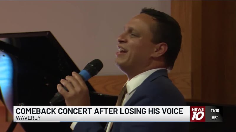 Christian singer makes comeback after car accident