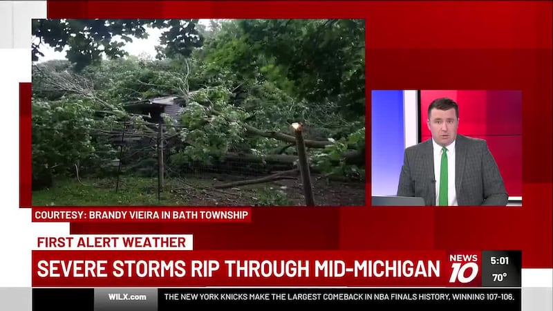 More severe weather is possible across Mid-Michigan Thursday night.